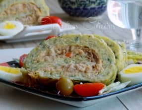 Roulé de pommes de terre