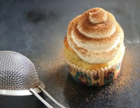 Cupcakes farine de coco et vanille
