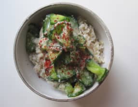 Hiyashi-jiru, une "soupe froide" japonaise au concombre, sésame et miso