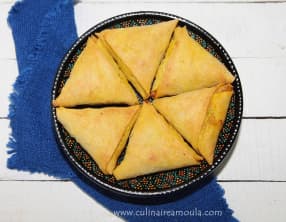 Briouates aux légumes et au thon