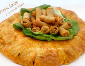Couronne de croissant farcie