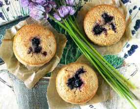 Financiers aux cerises confite au kirsch