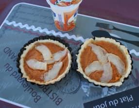 Tartelette pêche, abricot, miel au thermomix facile et rapide