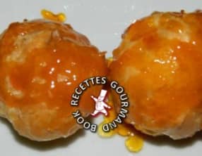 Choux à la crème pâtissière et au caramel