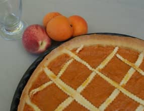 Tarte à l'abricot au thermomix facile et rapide