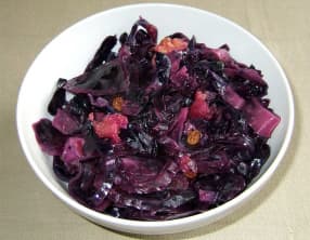 Chou rouge aux pommes