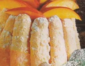 Charlotte aux mangues et rhum ambré de la Martinique