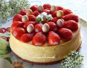 Cheesecake au citron et aux fraises