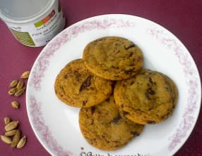 Cookies pistache cardamome et chocolat
