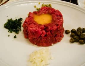 Steak tartare au bœuf