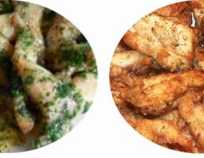 Cuisses de grenouilles en persillade, fines herbes