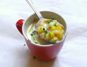 Soupe rustique au thon et au blé d'Inde