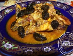 Tajine de boeuf aux pruneaux