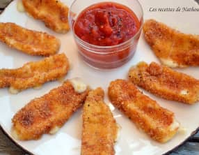 Mozzarella panée au paprika