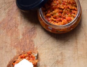 Pindjour en tartines pour l'apéritif