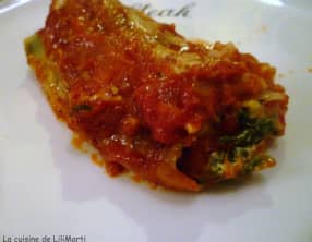 Cannellonis d'épinards et fromage blanc