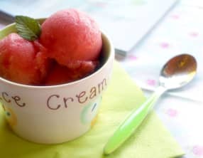 Sorbet à la pastèque