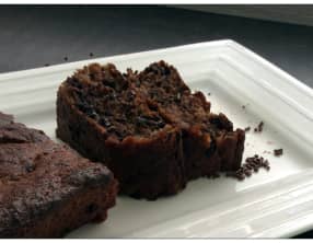 Gâteau au chocolat et à la banane