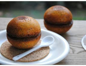 Sphère vanille pavot