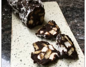 Saucisson de chocolat