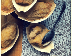 Madeleines de sarrasin à la fleur d'oranger et mangue