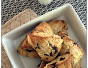 Scones aux pépites de chocolat