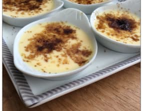 Crème brûlée vanille d'après Christophe Felder