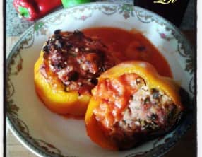 Punjene Paprike, poivrons farcis croates