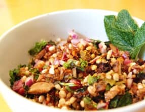 Bhel Puri à l'émietté de canard