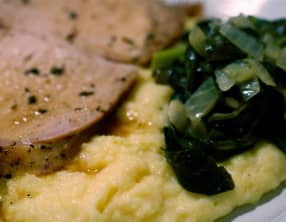 Rôti de porc à la sauge et au vin blanc