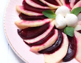 Salade sucrée-salée de betterave et pomme