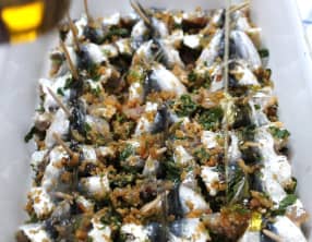 Sardines farcies à la sicilienne