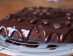 Gâteau au chocolat et au café
