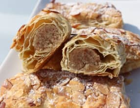Petits feuilletés aux amandes