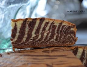 gateau zébré
