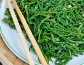 Salicornes sautées à l'asiatique