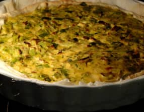 Tarte aux poireaux et Curry