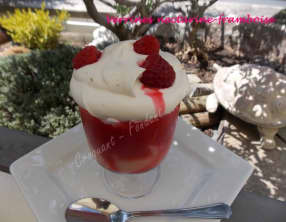 Verrines nectarine-framboise