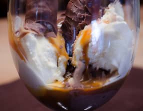 Coupe glacée aux Twix