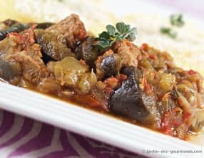 SAUTE de Veau aux aubergines