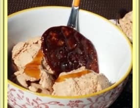 Glace au chocolat Lacté Caramel