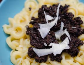 Pâtes à la tapenade