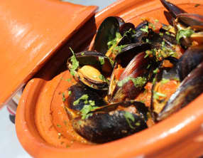Tajine Marocain aux moules Bouzroug