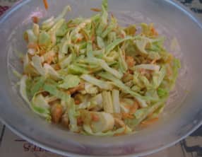 Salade exotique sucré-salé au chou