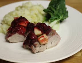 Filet mignon de porc épicé, grillé au barbecue, à la plancha