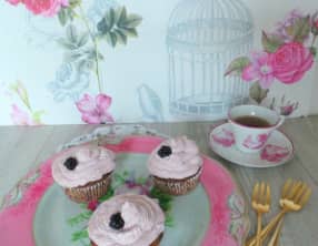 Cupcakes aux mûres