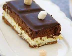 Croustifondant aux 3 chocolats