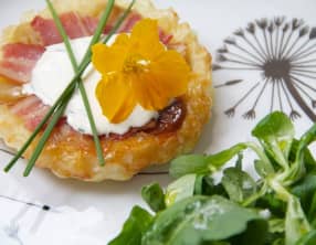 Tatin d’échalotes