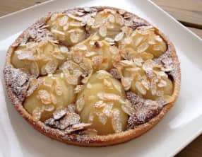 Tarte au Praliné et aux poires