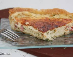 Quiche au fromage blanc et jambon